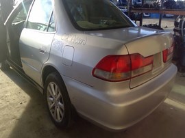 2002 HONDA ACCORD, SILVER, LX MODEL, 3.0, VTEC, AT.  A25216